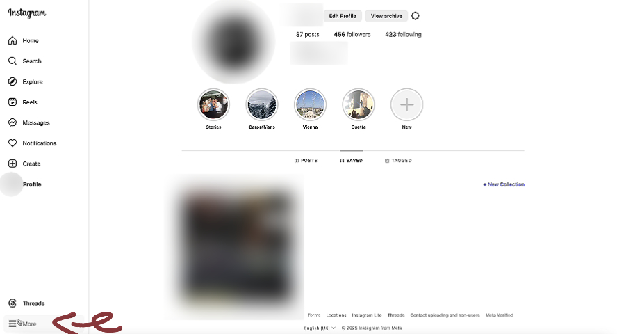 Step 1: Access Your Instagram Profile Menu